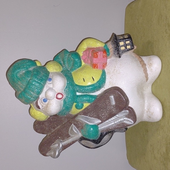 Vintage Handmade Ceramic Snowman - Picture 1 of 14